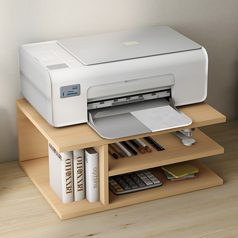 Desktop Storage Rack for Office, Suitable for A4 Paper And Stationery Organization, Ideal for Student Dorms And Home Use, Multi-Layer Storage Available in Various Colors, Easy And Practical, Also Serves As a Printer Riser