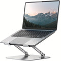 Adjustable Laptop Holder Made of Durable Aluminum Alloy, Foldable And Portable, Suitable for Laptops And Tablets Ranging from for 11 to 16 Inches, Available in silvery And Black