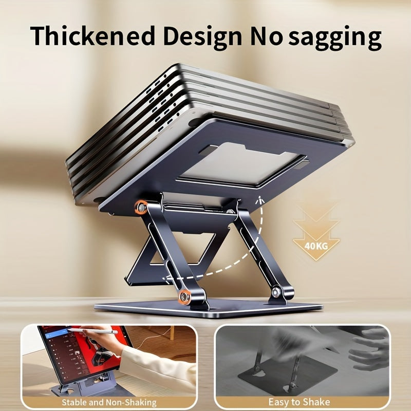 Multifunctional Laptop Folding Stand, Thickened And Foldable, No Sagging, Easy to Carry, Suitable for Mobile Phones, Laptops, And Tablets