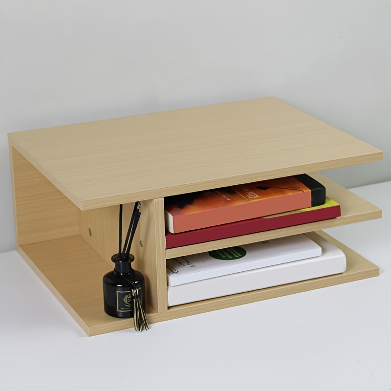 Desktop Storage Rack for Office, Suitable for A4 Paper And Stationery Organization, Ideal for Student Dorms And Home Use, Multi-Layer Storage Available in Various Colors, Easy And Practical, Also Serves As a Printer Riser